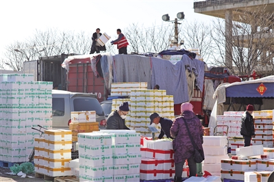 新发地市场节前返乡商户超八成已返岗